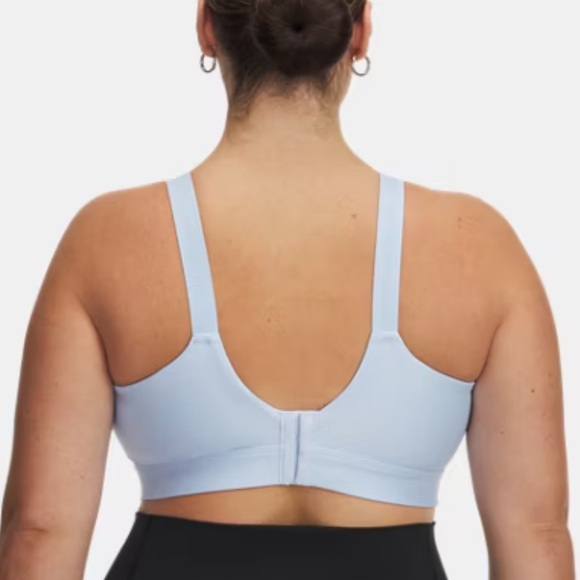 UA Infinity 2.0 High Sports Bra Nimbus Blue Large D/DD - Picture 2 of 4